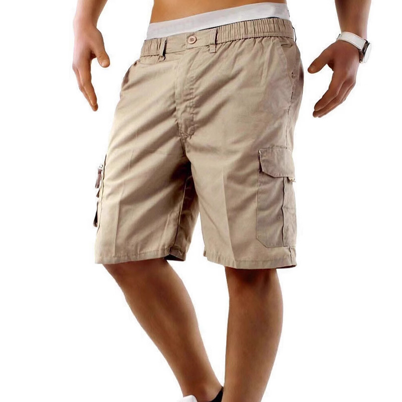 📢📢50% OFF !! ⏰Men's Cargo Shorts – Elastic Waist, Multi-Pocket, Durable 🍁