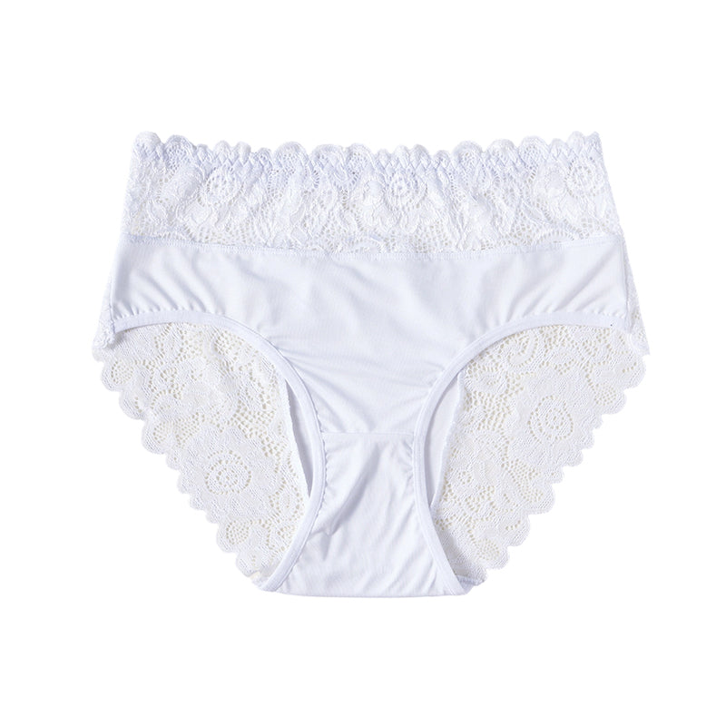 🎉 LIMITED TIME 50% OFF! 🩲 Lace Comfort Briefs – Invisible Elegance Underneath ✨