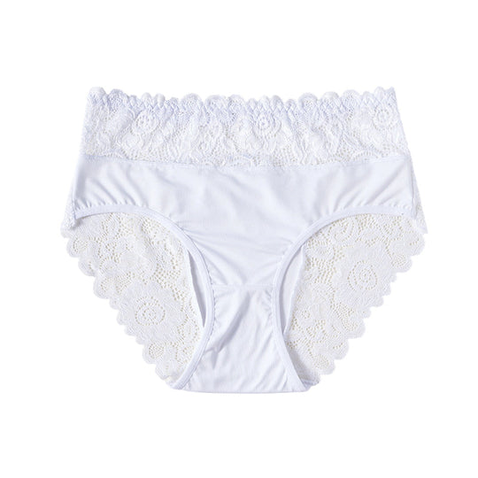 🎉 LIMITED TIME 50% OFF! 🩲 Lace Comfort Briefs – Invisible Elegance Underneath ✨