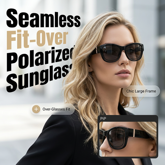 Large Sunglasses to Wear Over Glasses for Women ✨
