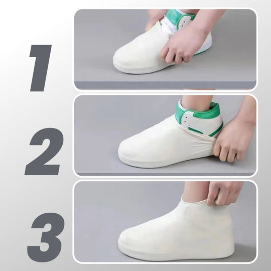 📢📢50% OFF !! ⏰ Waterproof Rain Shoe Cover – Non-slip sole & easy on/off – Reusable, perfect for wet weather or muddy walks – fits most shoes, keeps feet dry 🌧️