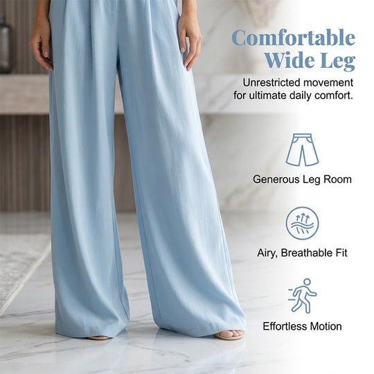⌛50% Off💟Women's V-Neck High Waist Wide Leg Jumpsuit