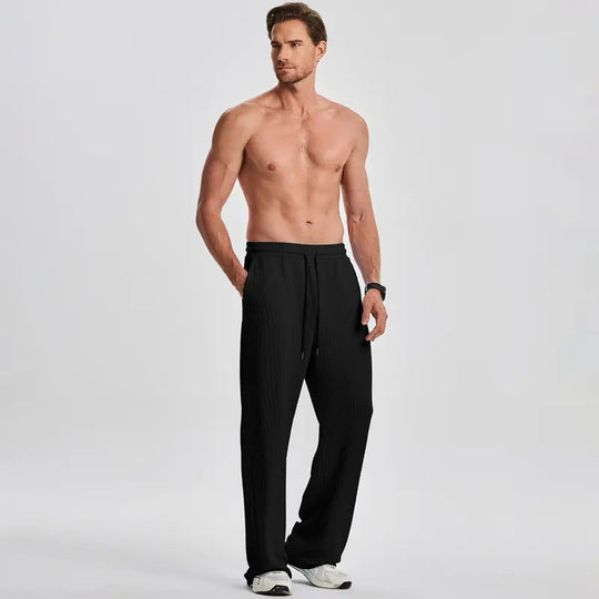 ⚽️🏆️World Cup Sale:50% OFF🎉30K+ SOLD! 🥳Men's Ribbed Sleeveless Tank Top & Pants 2-Piece Set