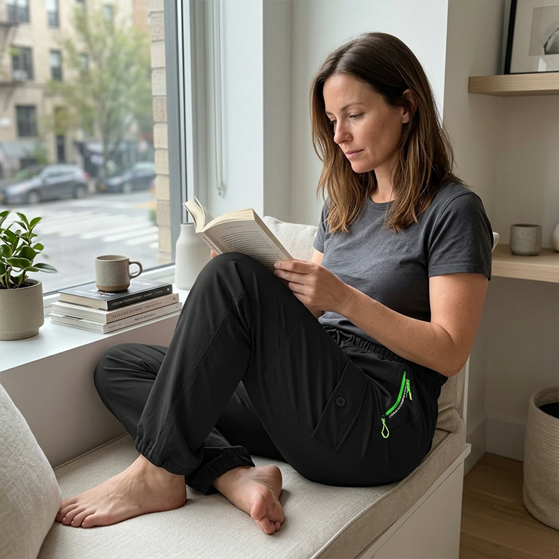 👖 50% OFF NOW! 🎒 Women's Vintage Cargo Pants – Adjustable Waist & Utility Pockets – Breezy Street Style 🍂