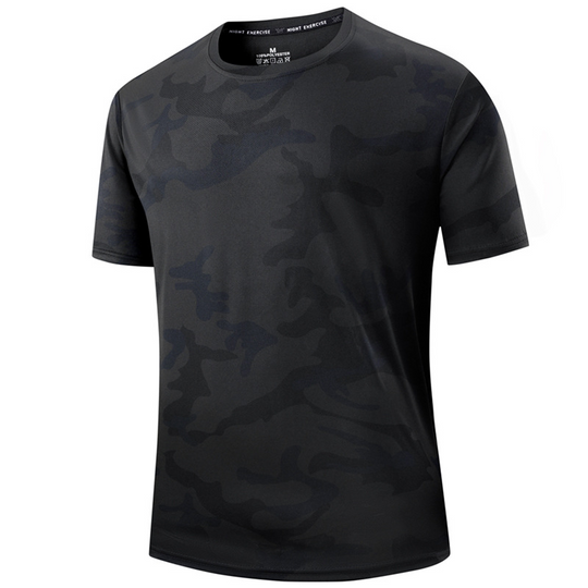 💪 LIMITED-TIME 50% OFF! 💥 Men's Quick Dry Camouflage Sports T-Shirt – Moisture Wicking, Breathable, Active Fit ✨