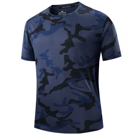 💪 LIMITED-TIME 50% OFF! 💥 Men's Quick Dry Camouflage Sports T-Shirt – Moisture Wicking, Breathable, Active Fit ✨