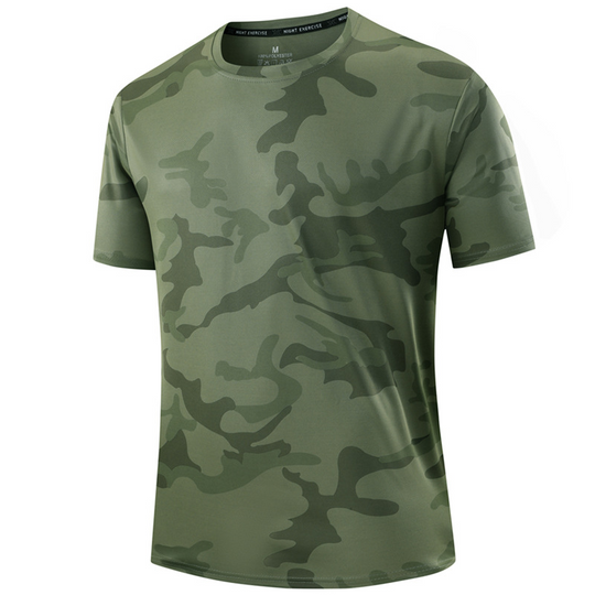 💪 LIMITED-TIME 50% OFF! 💥 Men's Quick Dry Camouflage Sports T-Shirt – Moisture Wicking, Breathable, Active Fit ✨