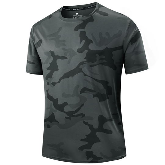 💪 LIMITED-TIME 50% OFF! 💥 Men's Quick Dry Camouflage Sports T-Shirt – Moisture Wicking, Breathable, Active Fit ✨