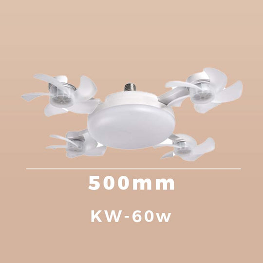 💡Foldable Socket Ceiling Fan Light with Remote, Energy-Saving Cooling & Lighting for Bedroom & Home