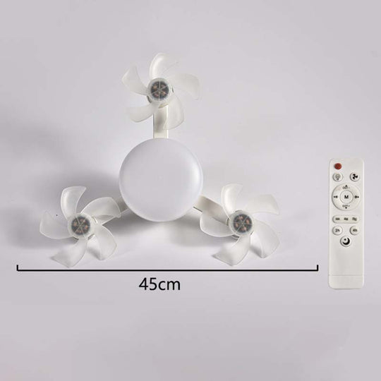 💡Foldable Socket Ceiling Fan Light with Remote, Energy-Saving Cooling & Lighting for Bedroom & Home
