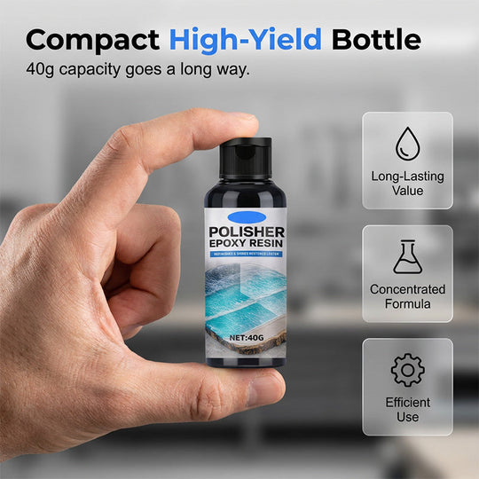 🥳2026 HOT SALE🥳💞50K+ SOLD!✨💎Epoxy Resin Polish – Restores dull resin to crystal‑clear high gloss. Removes scratches & haze. Effortless hand polish! 🎨🌟