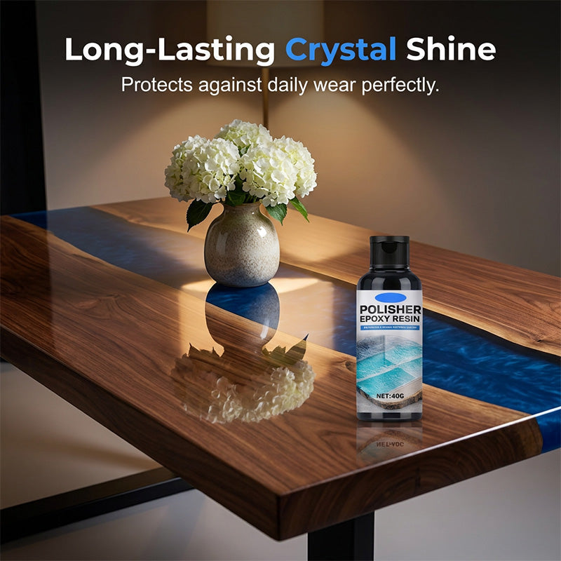 🥳2026 HOT SALE🥳💞50K+ SOLD!✨💎Epoxy Resin Polish – Restores dull resin to crystal‑clear high gloss. Removes scratches & haze. Effortless hand polish! 🎨🌟