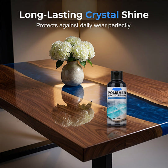 🥳2026 HOT SALE🥳💞50K+ SOLD!✨💎Epoxy Resin Polish – Restores dull resin to crystal‑clear high gloss. Removes scratches & haze. Effortless hand polish! 🎨🌟