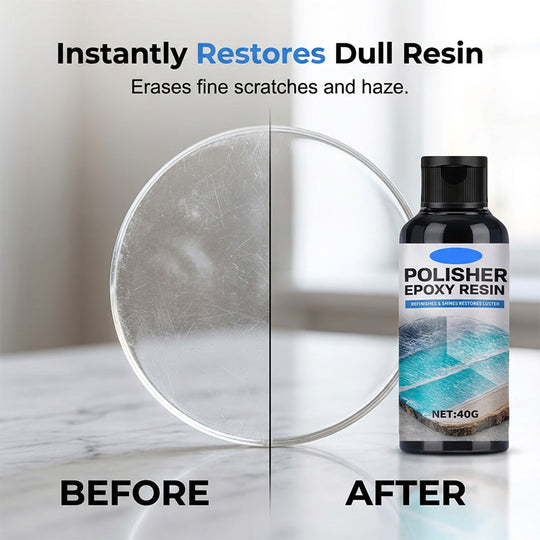 🥳2026 HOT SALE🥳💞50K+ SOLD!✨💎Epoxy Resin Polish – Restores dull resin to crystal‑clear high gloss. Removes scratches & haze. Effortless hand polish! 🎨🌟