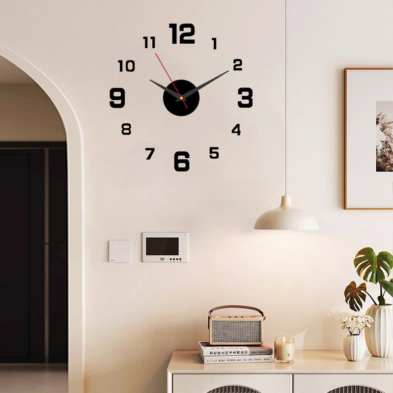 🕒Modern 3D Digital Wall Clock – Silent Acrylic Luminous Wall Decor, Night Glow Easy-Read Time Display, Stylish Home Decoration & Gift