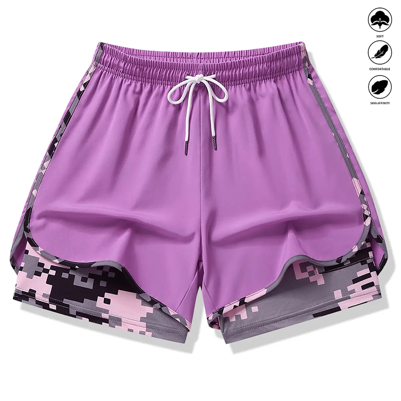 🎁New Arrivals 50% OFF💥Women's Casual Athletic Shorts with Built-in Liner