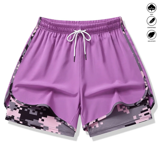🎁New Arrivals 50% OFF💥Women's Casual Athletic Shorts with Built-in Liner