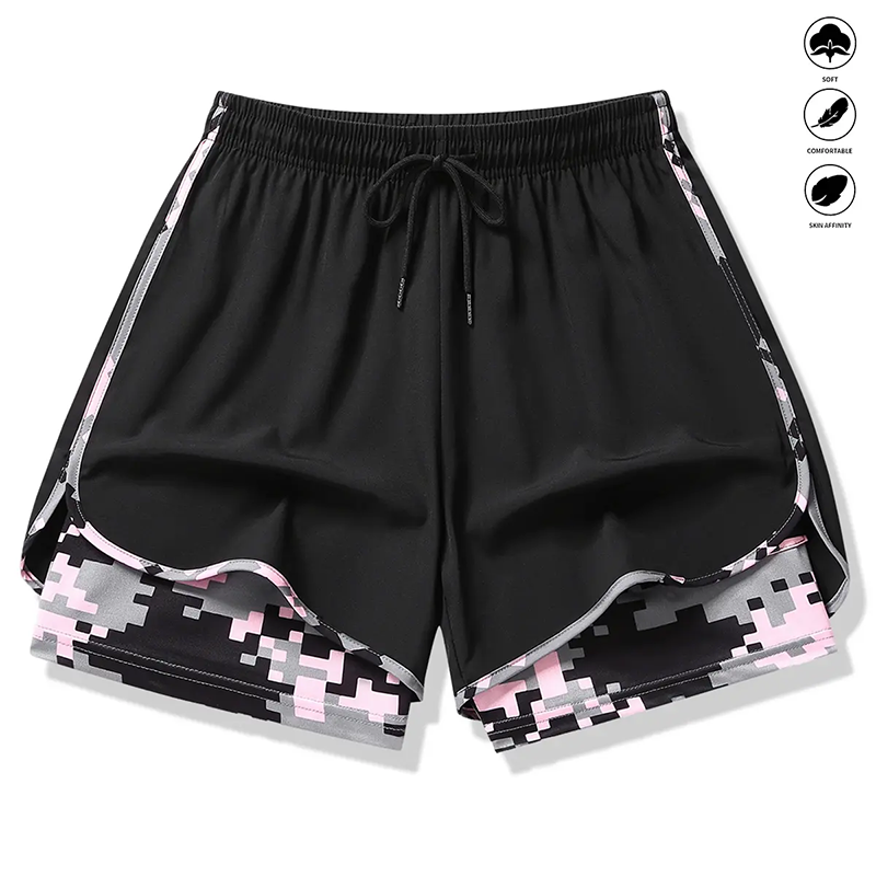 🎁New Arrivals 50% OFF💥Women's Casual Athletic Shorts with Built-in Liner