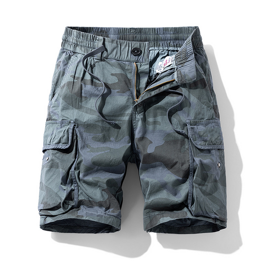 🩳 LIMITED-TIME 50% OFF! ✨ Men's Casual Relaxed Fit Cargo Shorts – Multi-Pockets, Breathable, Rugged 🌲