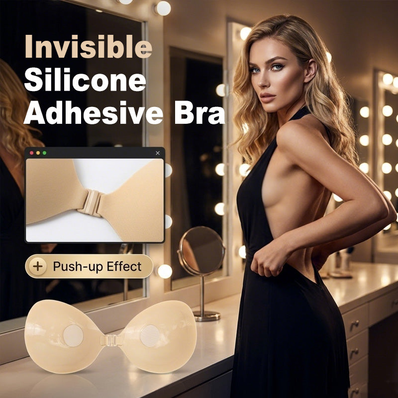 Sticky Bra – VIRAL No.1 Push-up Sticky Bra, Waterproof & Sweat-proof Invisible Bra,