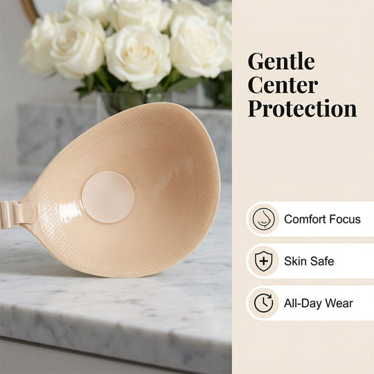 Sticky Bra – VIRAL No.1 Push-up Sticky Bra, Waterproof & Sweat-proof Invisible Bra,