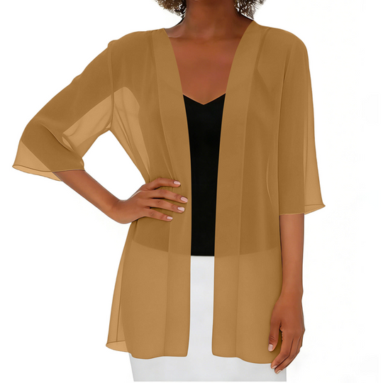 ⌛Limited-Time Offer-Women's Chiffon Open Front Cardigan Loose