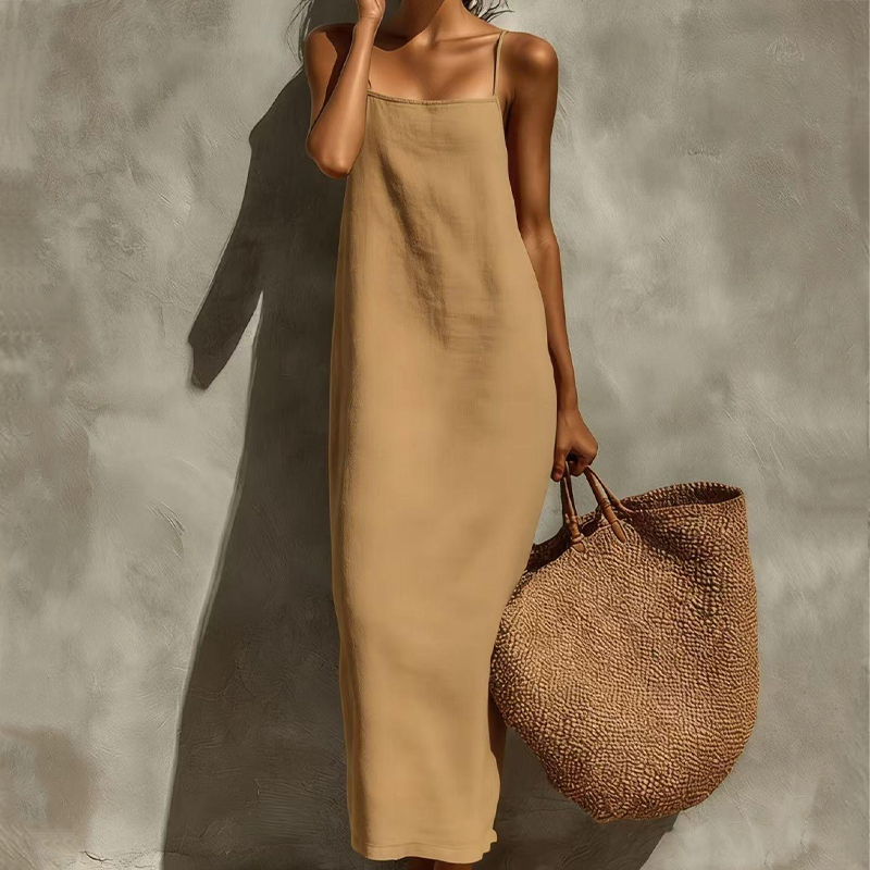 🎁2026 New Arrivals 50% OFF💥Women's Casual Solid Color Slip Dress