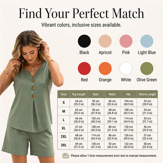 Soft Fabric Wide-Leg Trousers Two-Piece Set