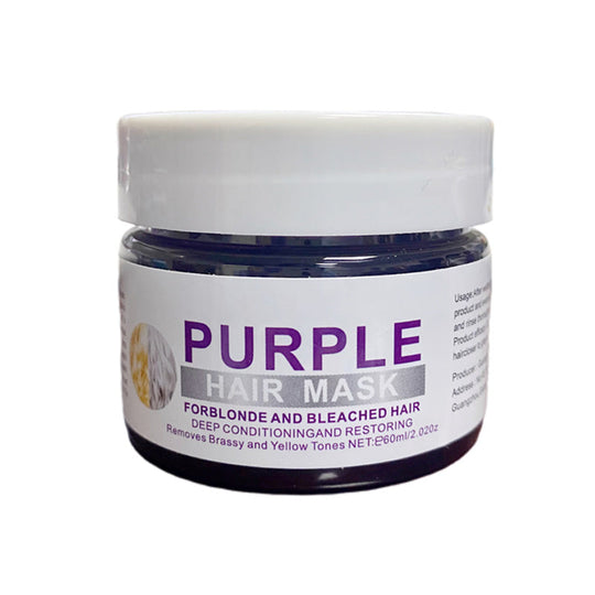 👱‍♀️Want to lighten your hair color?Your hair needs urgent care!Moisturizing Purple Hair Mask with Long-Lasting Scent