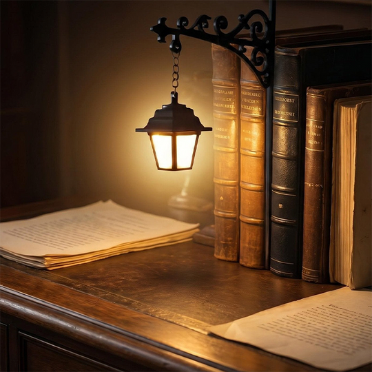 🔥Limited Time Promotion 40% OFF🔥Miniature Retro Streetlight Bookend Light