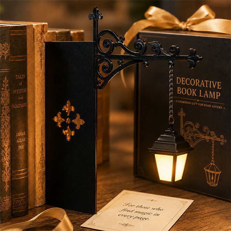 🔥Limited Time Promotion 40% OFF🔥Miniature Retro Streetlight Bookend Light
