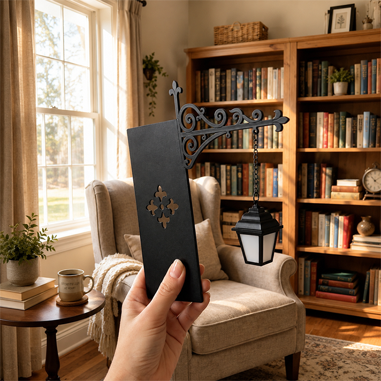 🔥Limited Time Promotion 40% OFF🔥Miniature Retro Streetlight Bookend Light