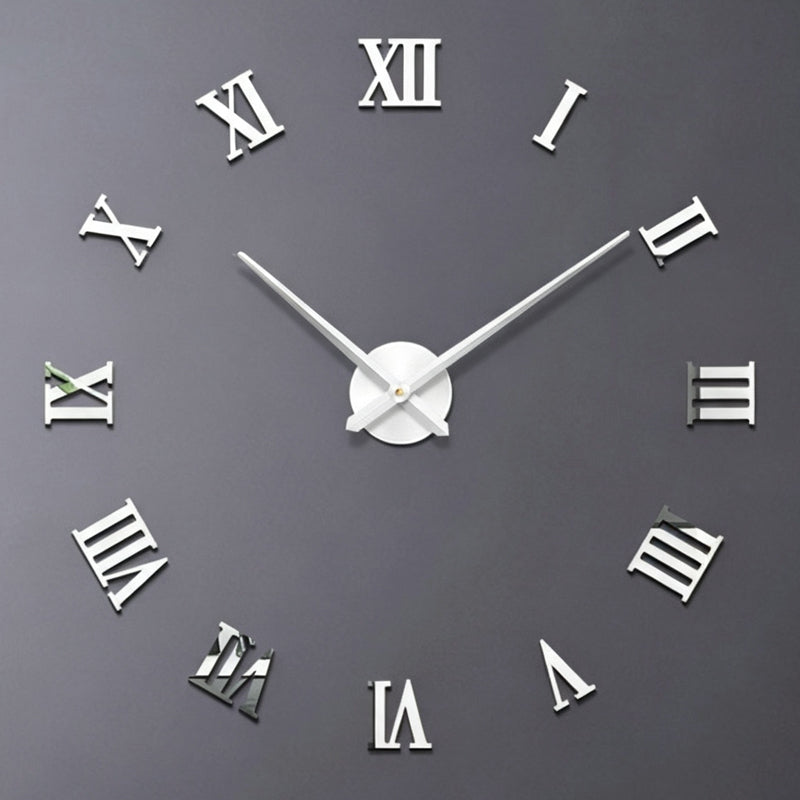 3D DIY Large Roman Numeral Wall Clock