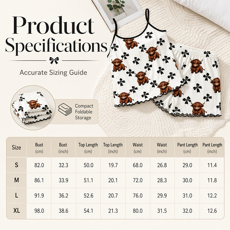 🔥Summer Sleepless Spaghetti Strap Cami Sleepwear Set