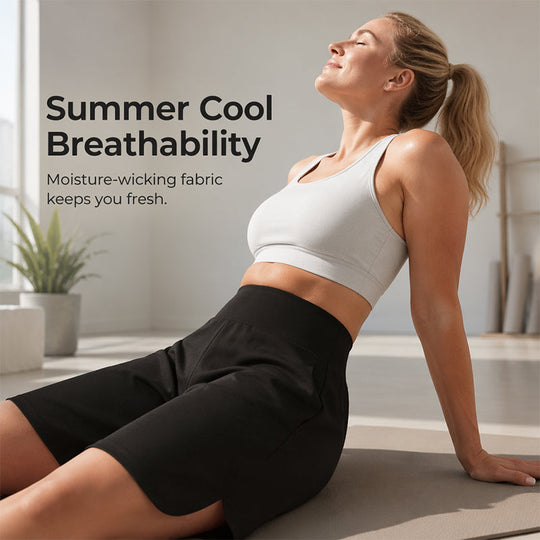 📢📢50% OFF NOW!🩳2026 Women's High Waist Wide Leg Shorts – Ultra Soft Comfortable Knee-Length Casual Lounge Shorts