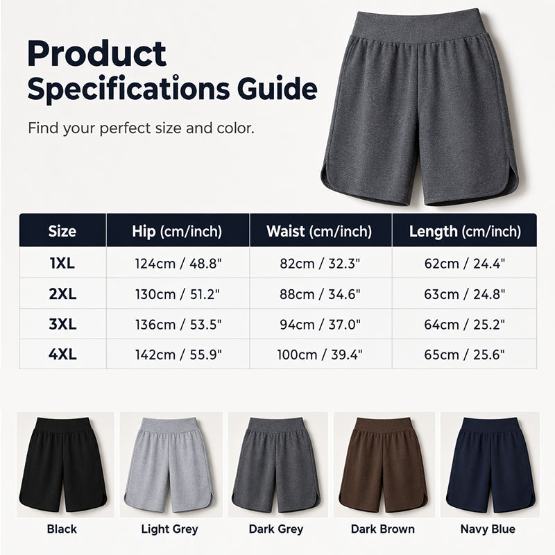 📢📢50% OFF NOW!🩳2026 Women's High Waist Wide Leg Shorts – Ultra Soft Comfortable Knee-Length Casual Lounge Shorts