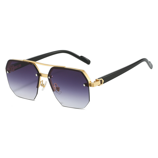 🎁2026 New Arrivals 50% OFF💥Pro-Favorite Men's Stylish Geometric Polygon Sunglasses – Metal & PC Frame – UV400 Protection 🕶️