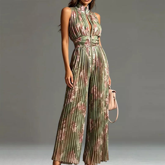 ⏳🔥LIMITED-TIME 50% OFF! ⏰Flowing Pleated Jumpsuit