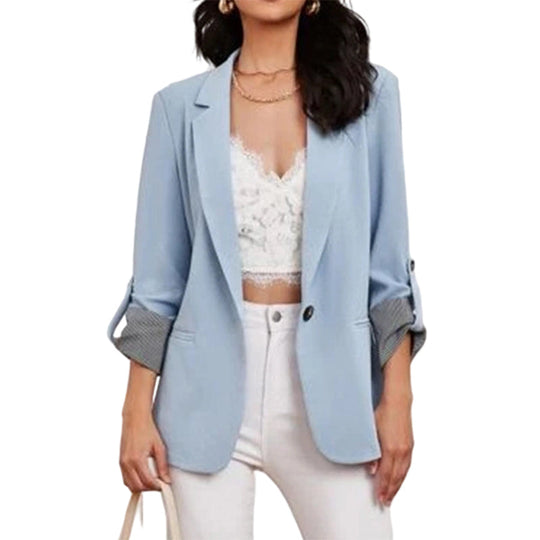 📢📢LIMITED-TIME 50% OFF!!☀️🧥New Arrivals - Sleek Cardigan Blazer – Soft Drape & Versatile Styling from Office to Evening