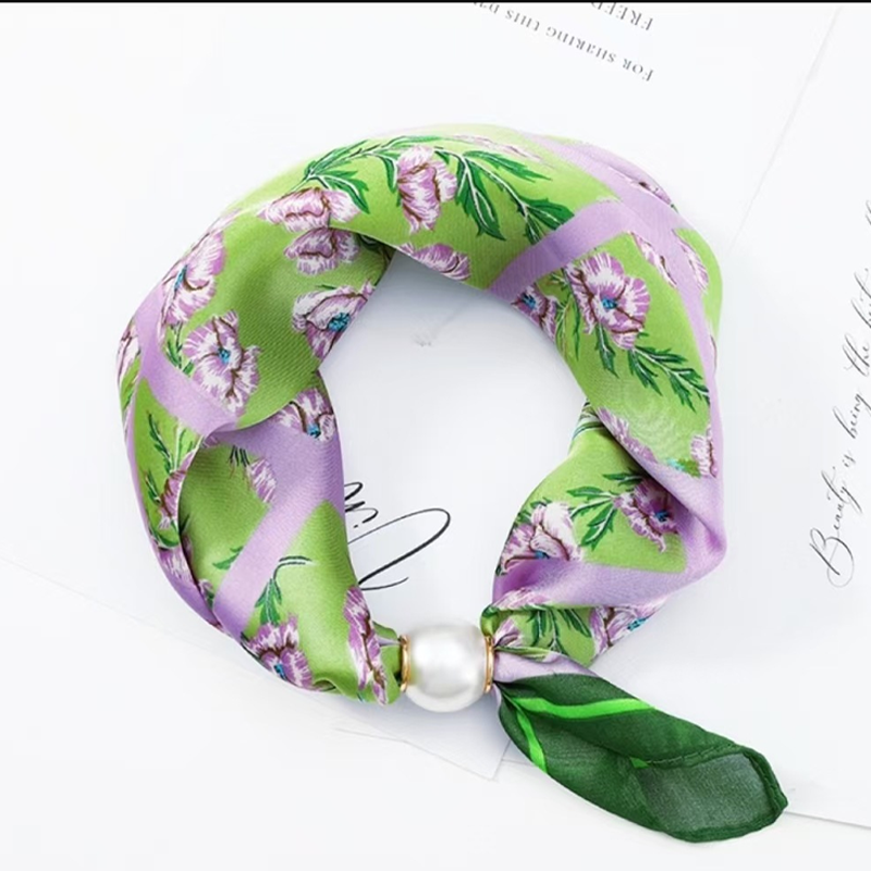 🌸No-Tie Magnetic Pearl Clasp Soft Scarf💟Everyday Versatile Pieces📢📢LIMITED-TIME 50% OFF!!