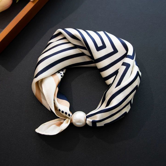 🌸No-Tie Magnetic Pearl Clasp Soft Scarf💟Everyday Versatile Pieces📢📢LIMITED-TIME 50% OFF!!