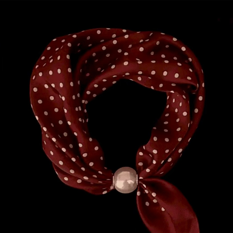 🌸No-Tie Magnetic Pearl Clasp Soft Scarf💟Everyday Versatile Pieces📢📢LIMITED-TIME 50% OFF!!