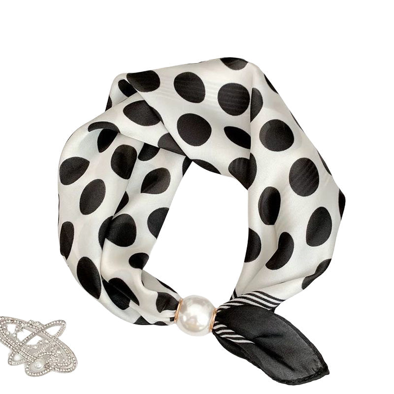 🌸No-Tie Magnetic Pearl Clasp Soft Scarf💟Everyday Versatile Pieces📢📢LIMITED-TIME 50% OFF!!