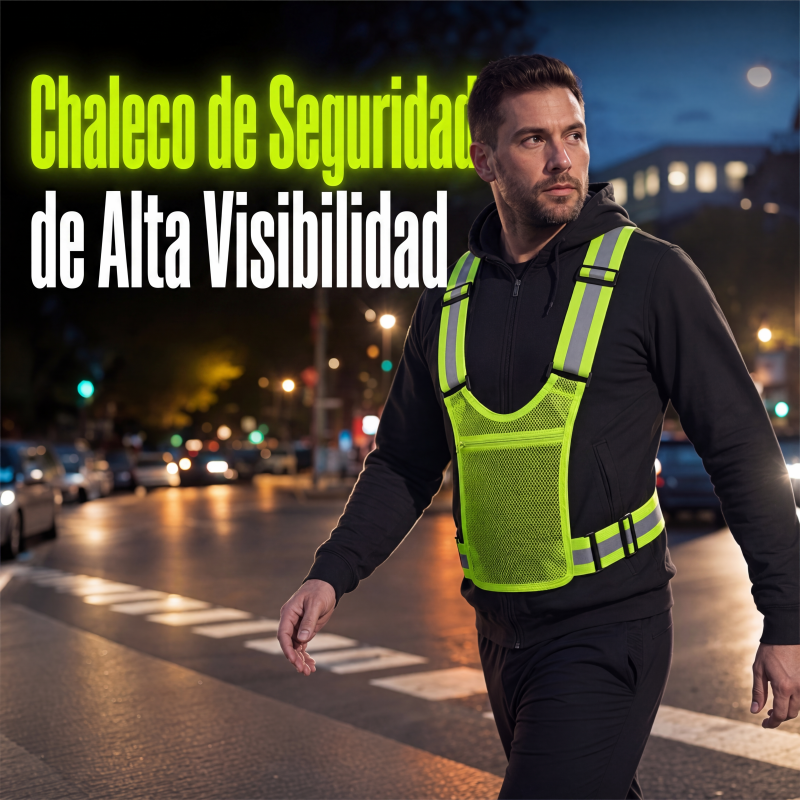 📢📢50% OFF NOW! 🦺2026 New High Visibility Reflective Vest – Adjustable Breathable Safety Gear with Pocket for Night Running, Cycling & Walking
