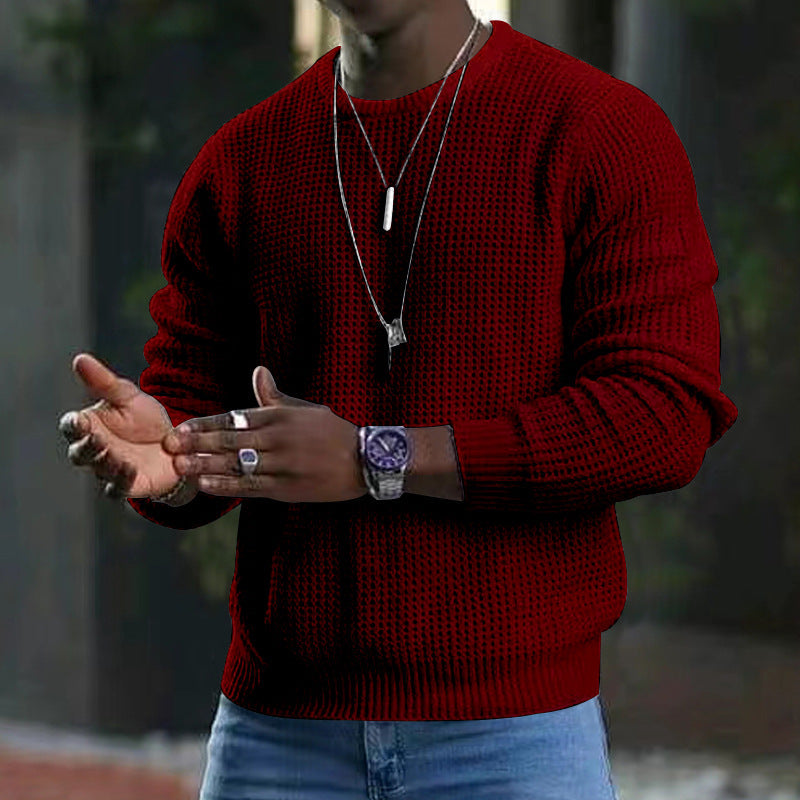 ✨2026 Collection at 50% OFF & FREE SHIPPING🎁JMIERR Men's Crewneck Sweater Soft Casual Sweaters Classic Long Sleeve Pullover Sweaters with Ribbing Edge