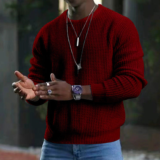 ✨2026 Collection at 50% OFF & FREE SHIPPING🎁JMIERR Men's Crewneck Sweater Soft Casual Sweaters Classic Long Sleeve Pullover Sweaters with Ribbing Edge