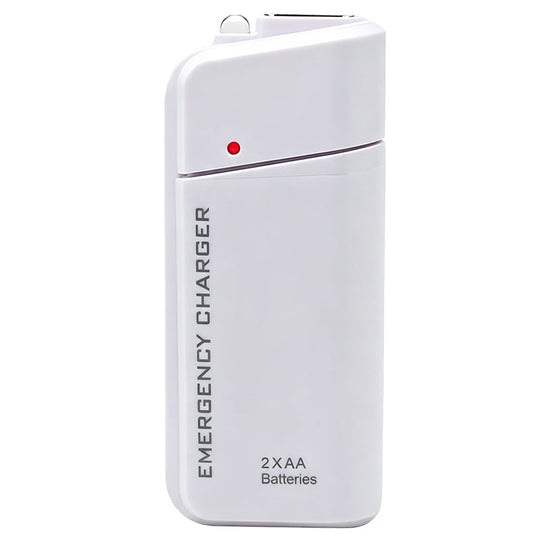 📢📢50% OFF !! ⏰Portable Emergency Phone Charger AA Battery Powered Power Bank with LED Flashlight