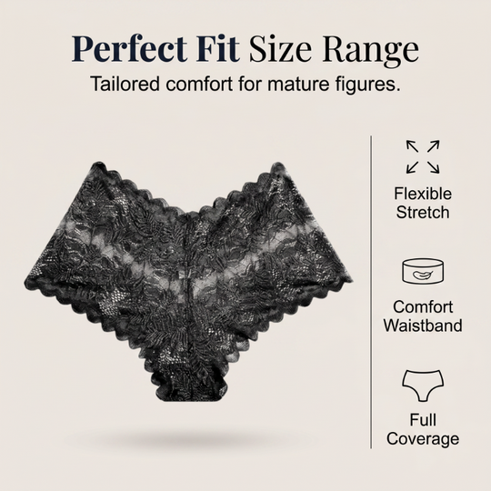 Women Sexy Lace Panties Sheer Floral Underwear
