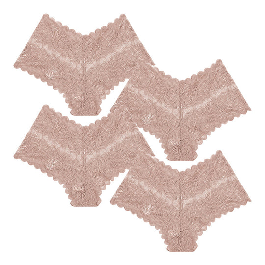Women Sexy Lace Panties Sheer Floral Underwear