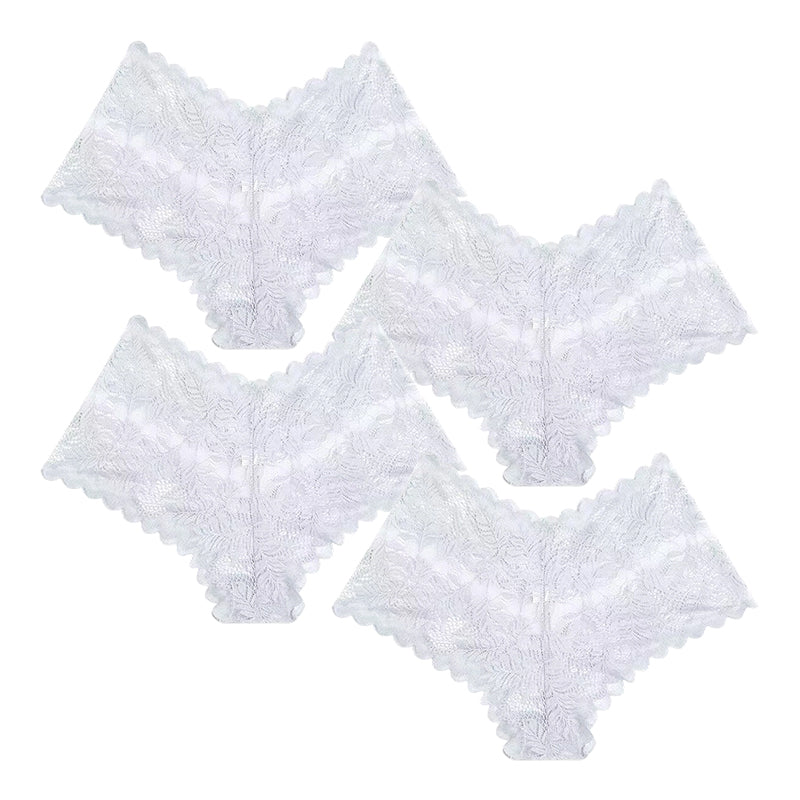 Women Sexy Lace Panties Sheer Floral Underwear